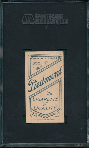 1909-1911 T206 Freeman Piedmont Cigarettes SGC 60