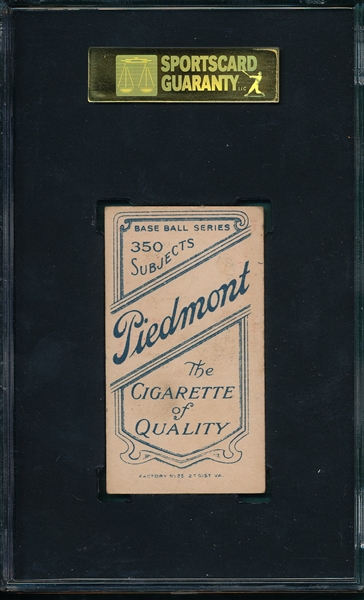1909-1911 T206 Kruger Piedmont Cigarettes SGC 60
