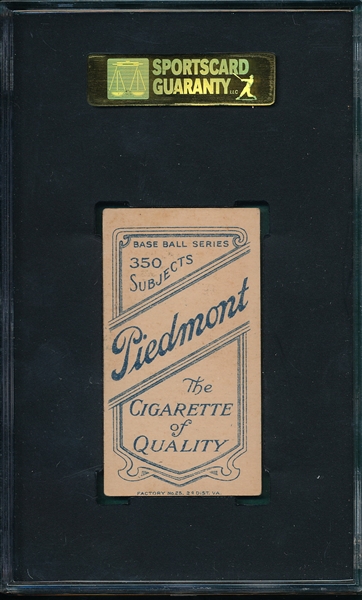 1909-1911 T206 McGinley Piedmont Cigarettes SGC 60