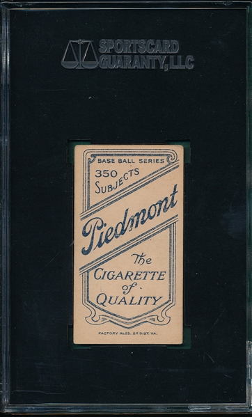 1909-1911 T206 Merritt Piedmont Cigarettes SGC 60