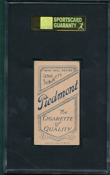1909-1911 T206 O'Brien Piedmont Cigarettes SGC 60