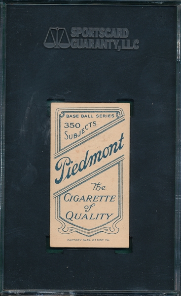 1909-1911 T206 Lavender Piedmont Cigarettes SGC 60
