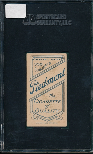 1909-1911 T206 O'Neil Piedmont Cigarettes SGC 60