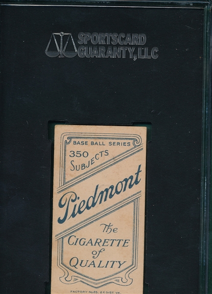 1909-1911 T206 Rudolph Piedmont Cigarettes SGC 60
