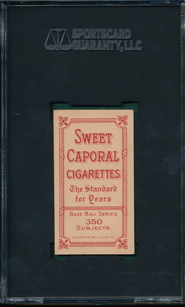 1909-1911 T206 Nattress Sweet Caporal Cigarettes SGC 60