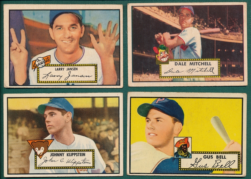 1952 Topps Lot of (9) W/ Johnny Mize