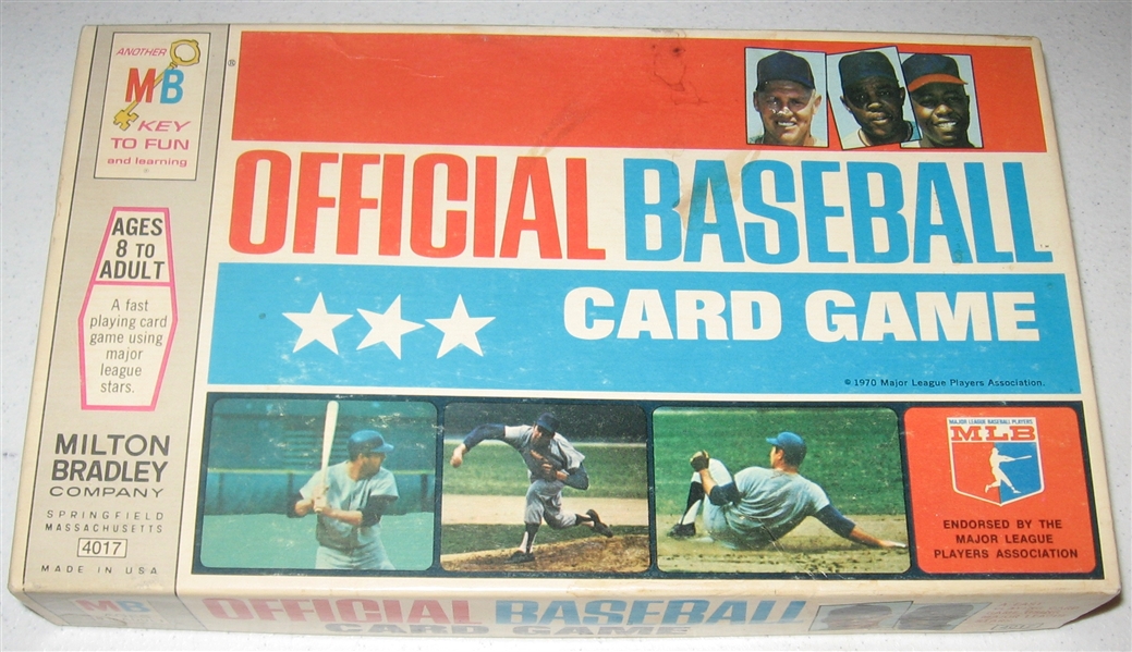 1970 Milton Bradley Official Baseball Card Game, Complete W/ Clemente SGC 96