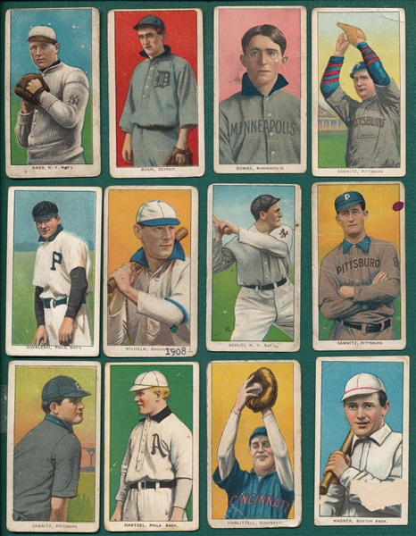 1909-1911 T206 Lot of (12) W/ Ames