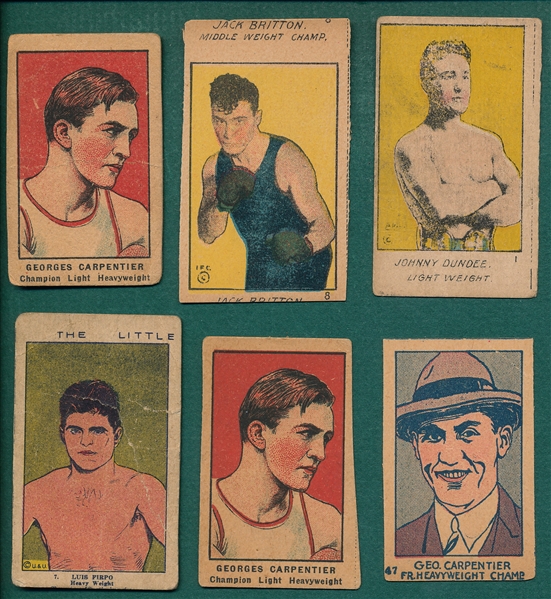 1920s Boxing Strip Cards Lot of (24)