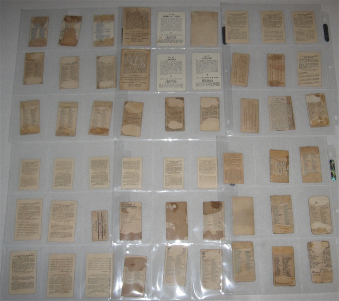 1880s-1950s Lot of (85) Various Non Sports Cigarette Cards