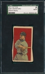 1914 T216 Sam Crawford, Blank Back, SGC Authentic