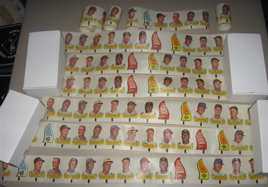1966 Topps Transfers Lot of Strips (10)