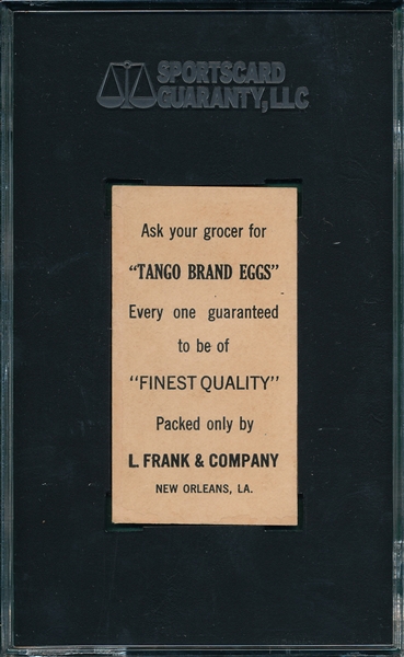 1916 Tango Eggs Buck Weaver SGC 20 *Appears Better*