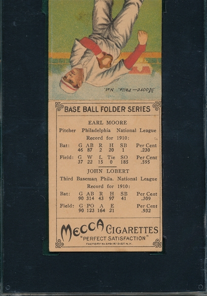 1911 T201 Lobert/Moore Mecca Cigarettes SGC 60