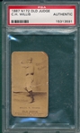 1887 N172 503-3 C. H. Willis Old Judge Cigarettes PSA Authentic