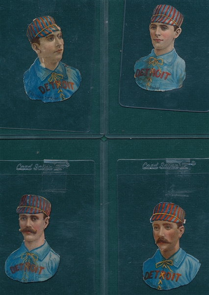 1888 Scrapps Tobacco Die Cuts, Complete Set (18)