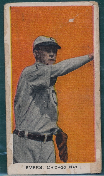 1910 E93 Johnny Evers Standard Caramel 