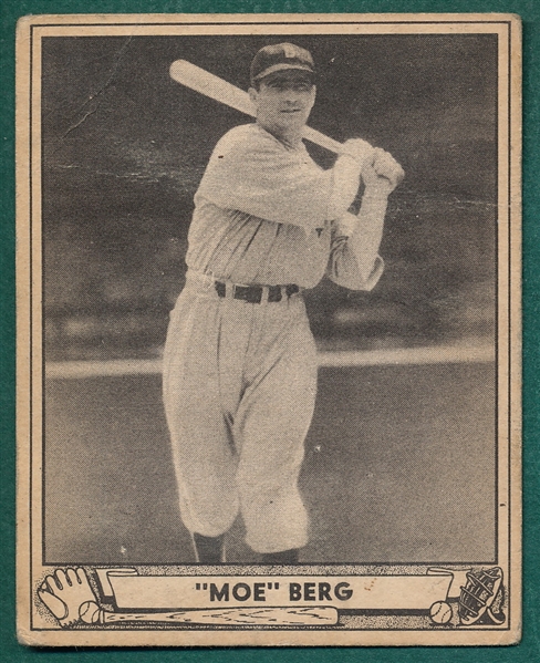 1940 Play Ball #30 Morris Moe Berg