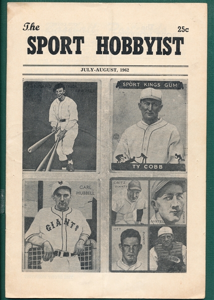 1962-71 The Sports Hobbyist, Lot of (3) 