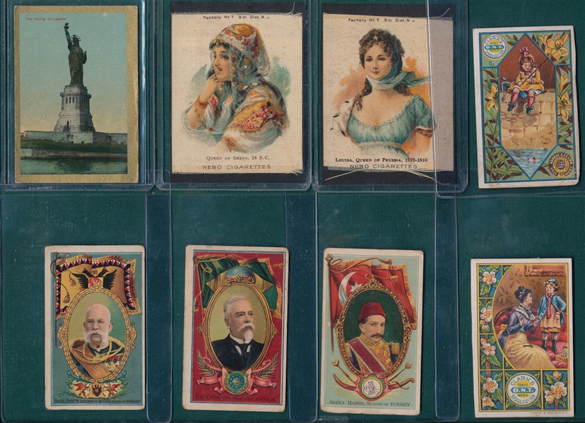 1900s Non Sports Cards Lot of (8) W/ Statue of Liberty