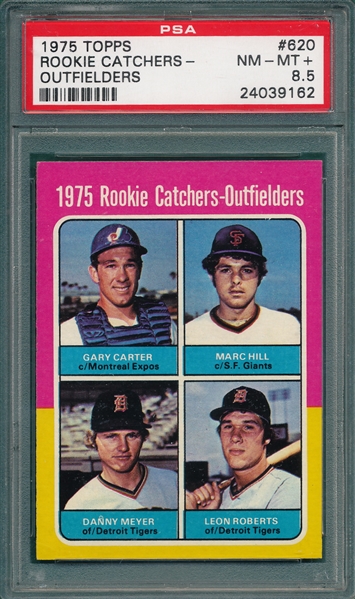 1975 Topps #620 Gary Carter PSA 8.5 *Rookie*
