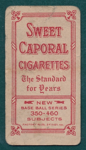 1909-1911 T206 Joss, Pitching, Sweet Caporal Cigarettes *Factory 25*