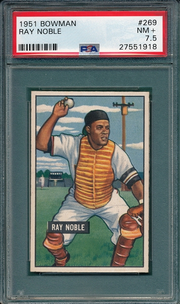 1951 Bowman #269 Ray Noble PSA 7.5 *High #*
