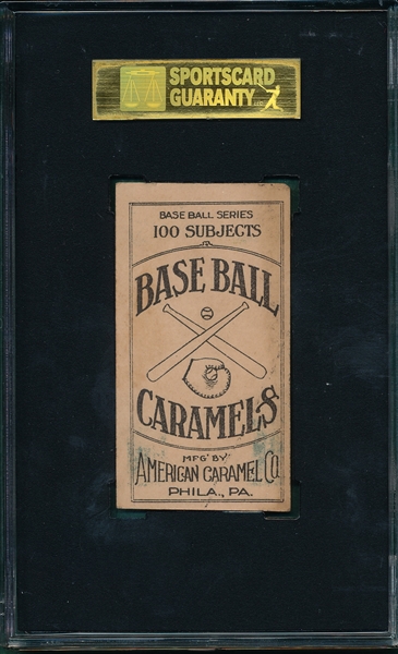 1909-11 E90-1 Stone, No Hand, American Caramel SGC 40