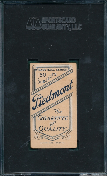1909-1911 T206 Donohue Piedmont Cigarettes SGC 40 