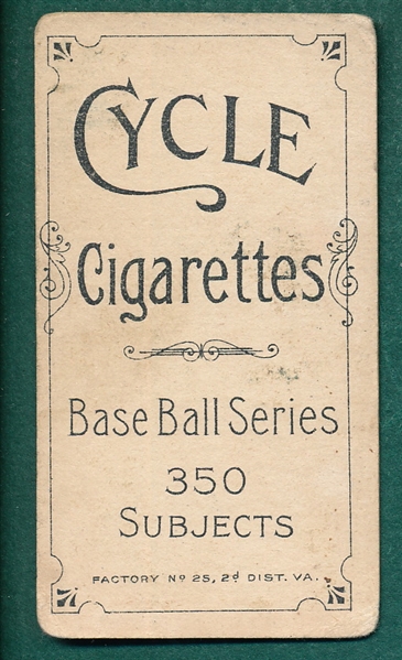 1909-1911 T206 Slagle Cycle Caporal Cigarettes
