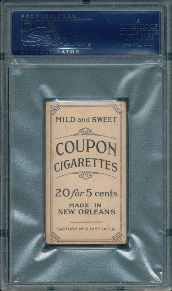 1913 T213-2 Sweeney Coupon Cigarettes PSA 2