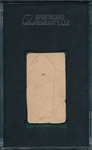 1909-1911 T206 Hallman, SGC Authentic *Blank Back*