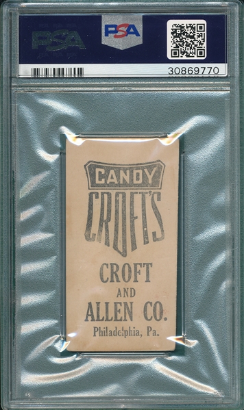 1909 E92 Croft's Candy Harry Bemis PSA 5