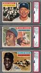 1956 Topps Baseball Complete Set (340) Plus (2) Checklists W/ Mantle PSA 5