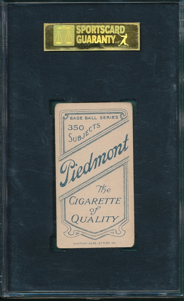 1909-1911 T206 Bresnahan, Portrait, Piedmont Cigarettes SGC 40