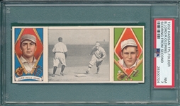1912 T202 Scoring From Second, Lord/Oldring, Hassan Cigarettes, PSA 7 *Only 3 Graded Higher*