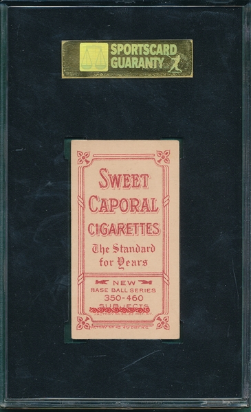 1909-1911 T206 Reulbach, No Glove Showing, Sweet Caporal Cigarettes SGC 70 *Double Factory*