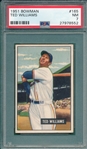 1951 Bowman #165 Ted Williams PSA 7