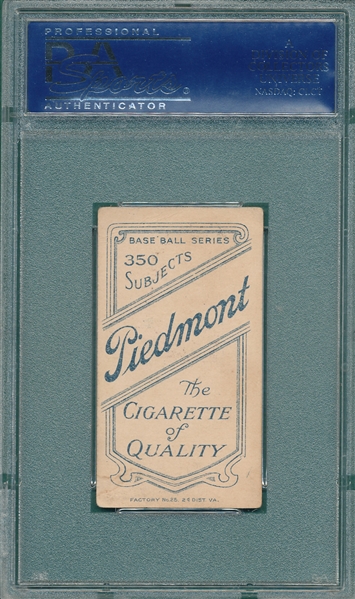 1909-1911 T206 Smith, Carlos, Piedmont Cigarettes PSA 3 *Southern League*