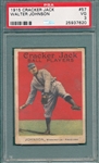 1915 Cracker Jack #57 Walter Johnson PSA 3