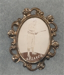 1915 PM1 Tris Speaker, Ornate Framed Pin