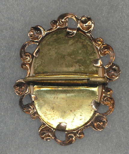 1915 PM1 Tris Speaker, Ornate Framed Pin