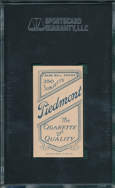 1909-1911 T206 Leifield, Pitching, Piedmont Cigarettes SGC 86
