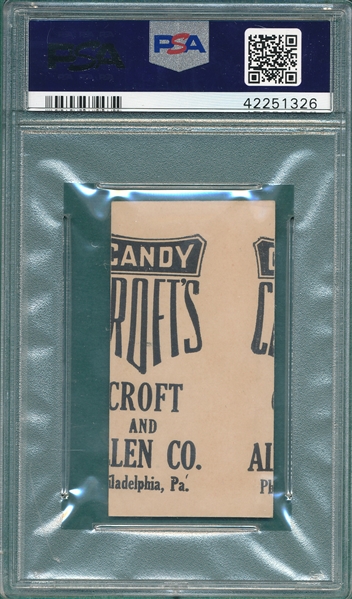 1909 E92 Barry Croft's Candy PSA 5 (MC)