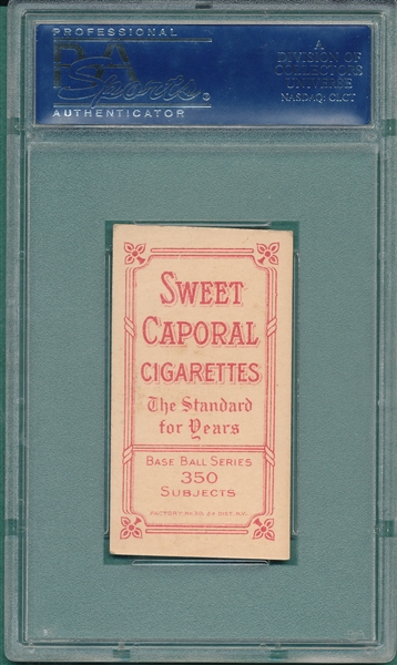 1909-1911 T206 Home Run Baker, Sweet Caporal Cigarettes PSA 5 *Rookie*
