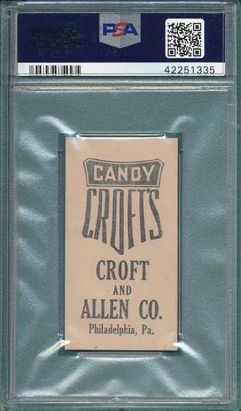 1909 E92 John McGraw Croft's Candy PSA 4.5