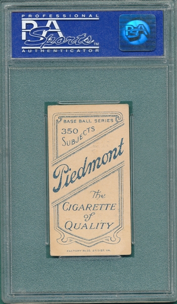 1909-1911 T206 Perdue Piedmont Cigarettes PSA 4 *Southern League*