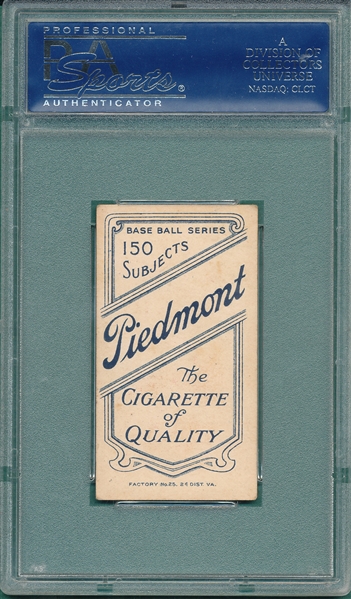 1909-1911 T206 Wallace Piedmont Cigarettes PSA 4 