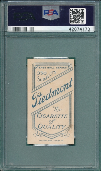 1909-1911 T206 Barbeau Piedmont Cigarettes PSA 2.5 *Presents Better*