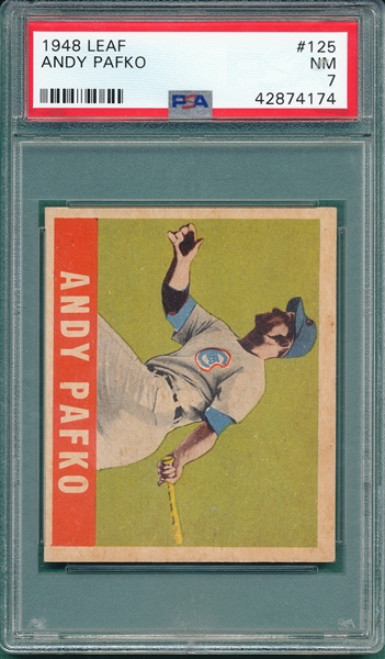 1948 Leaf #125 Andy Pafko PSA 7